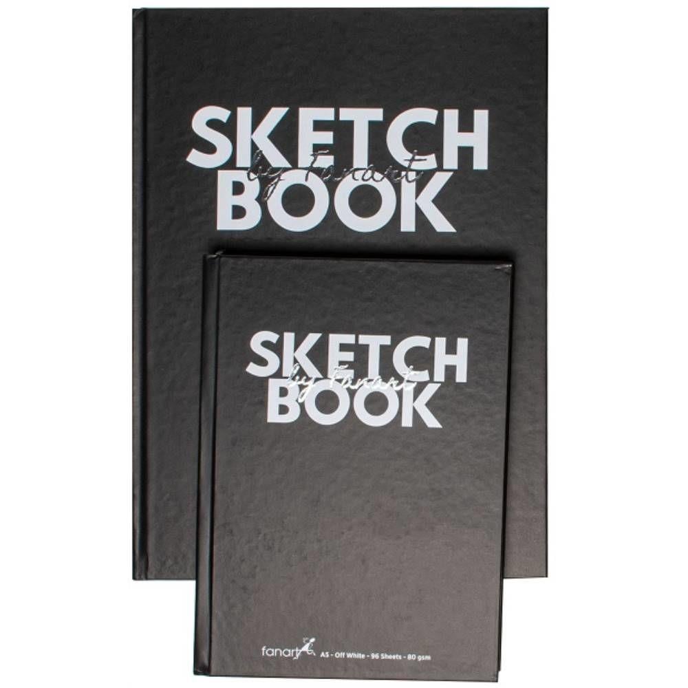 FANART 8692 ACADEMY SKETCH BOOK SERT KPK 80GR A5 96YP SİYAH