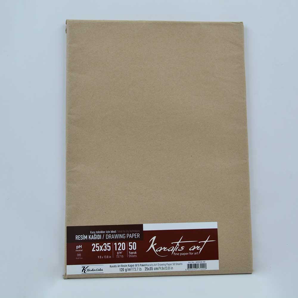 KESKİN 483008 KARATİS ART 120GR 25X35 RESİM KAĞIDI 50Lİ PAKET