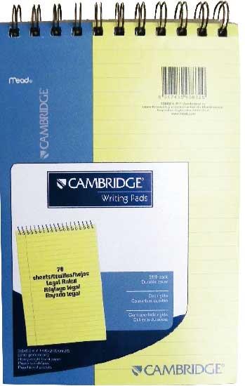 MEAD 253852 SARI BLOKNOT A5 70YP KARELİ