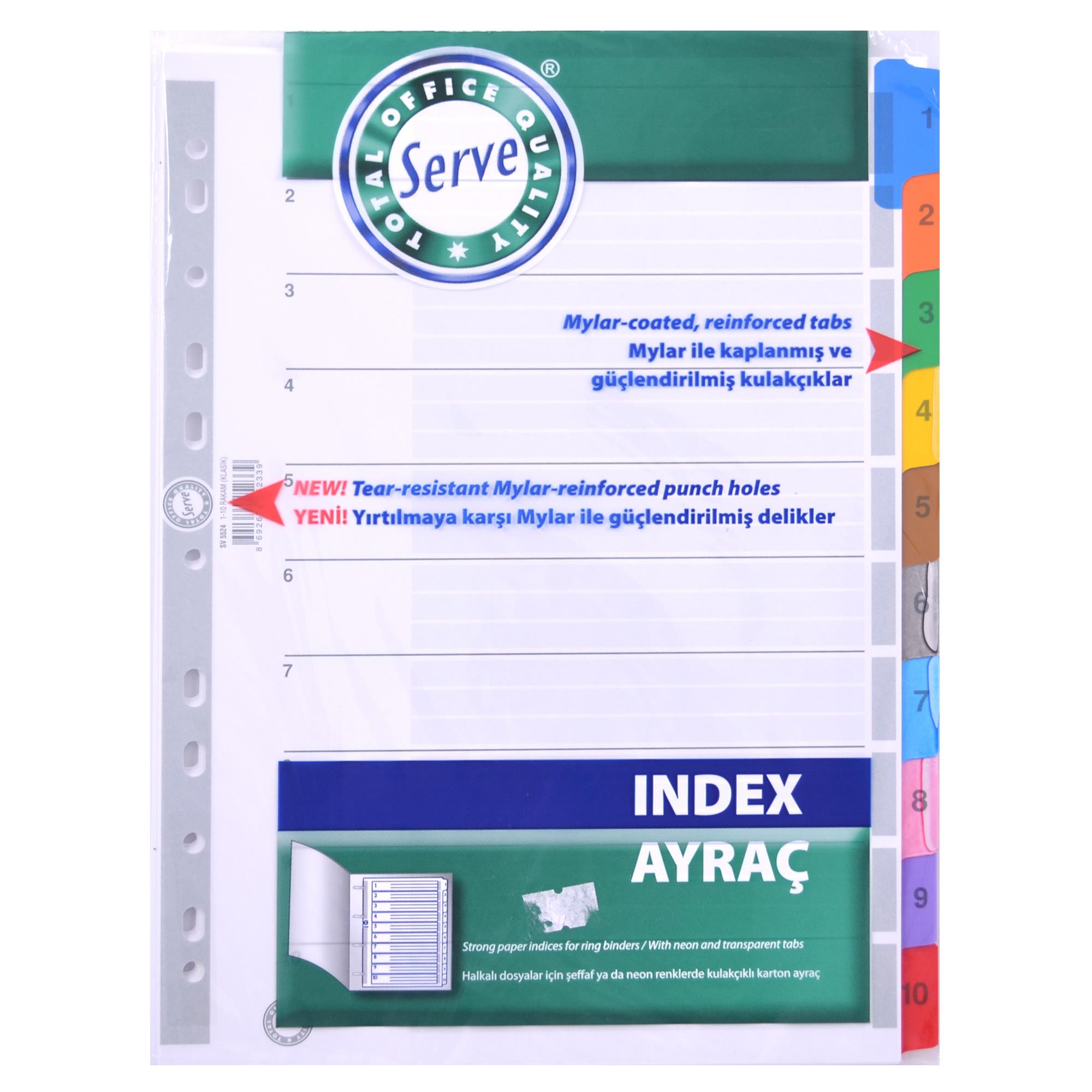 SERVE 5524 SEPERATÖR KLASİK 1-10 RAKAM