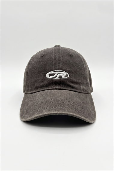 Acid Wash JR Logo Koyu Kahve Canvas Cap