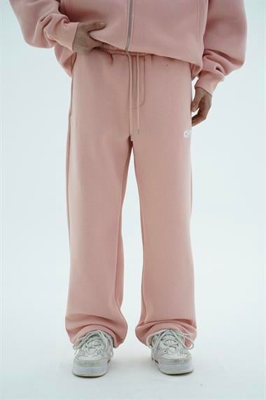 JR Logo Baby Pink Baggy Eşofman Altı