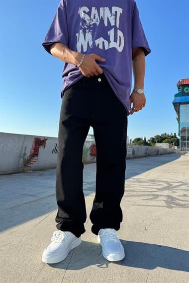 Jr Siyah Regular Fit Jean Pantolon