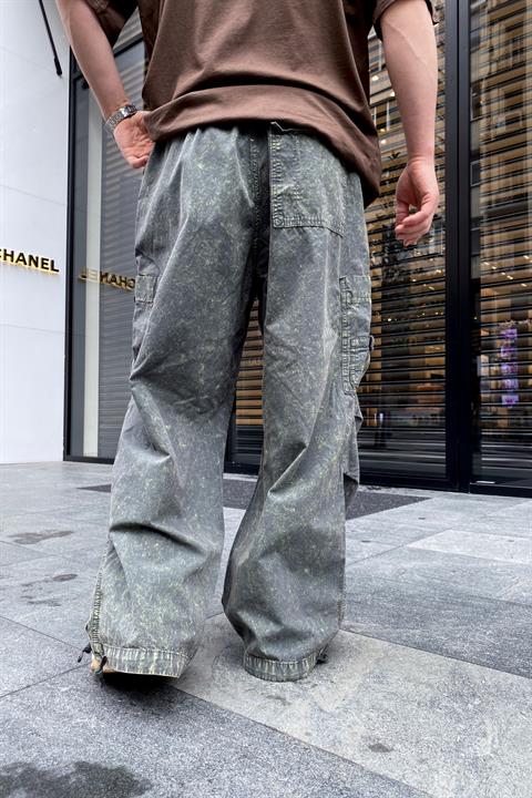 Batik Yıkamalı Kargo Cep Pantolon P604