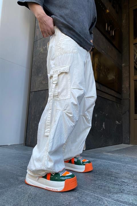 Krem Combat Gabardin Pantolon  P561