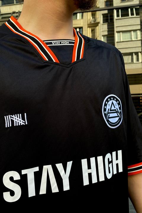 Stay High Jarse Kumaş Oversize Tshirt T635