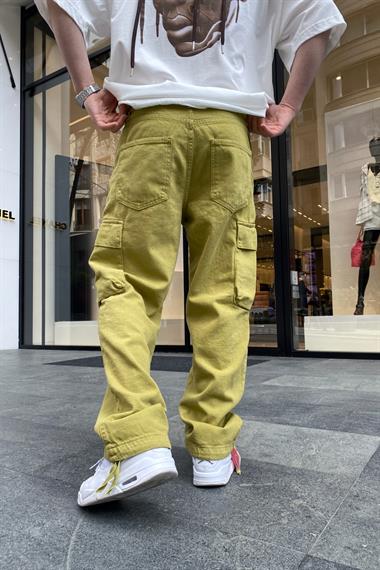 BDG Açık Yeşil 6 Cep Kargo Kot Pantolon P590