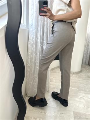 Koyu Bej Havuç Pantolon