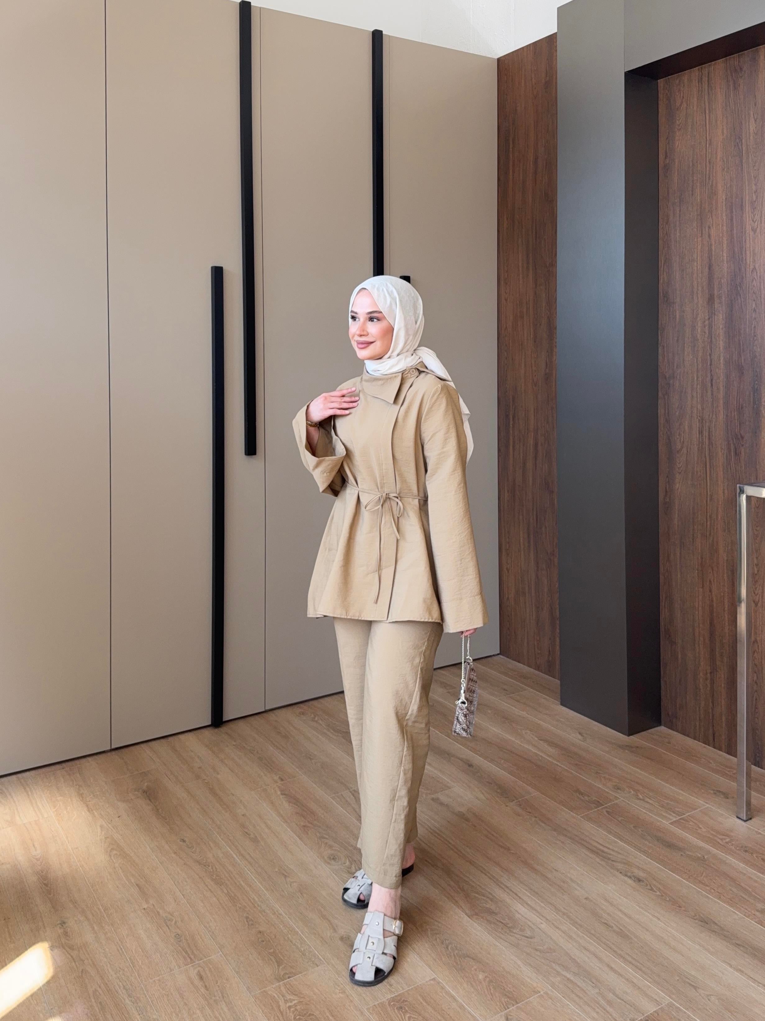 Massie Takım - Bej