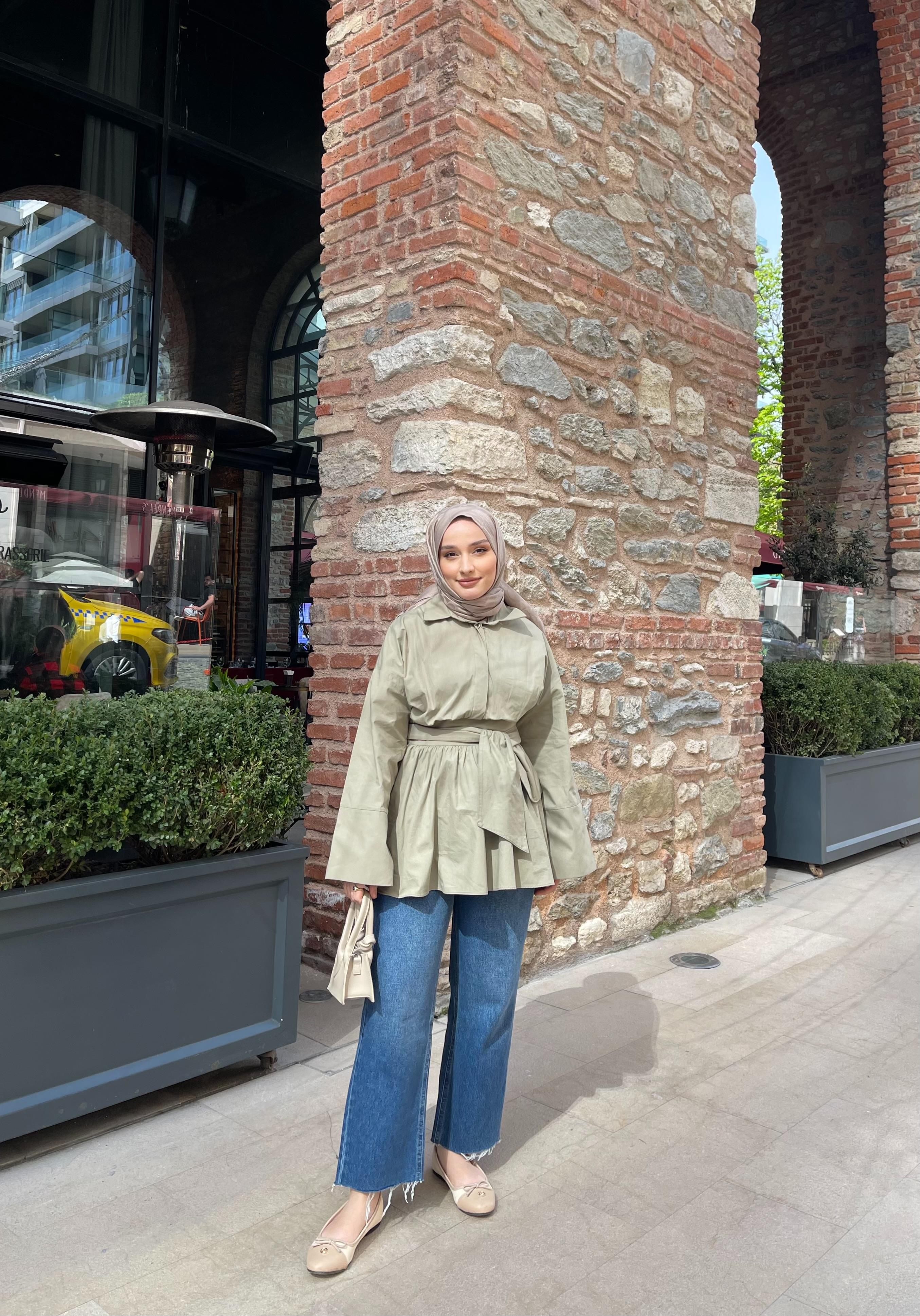 Terra Poplin Gömlek - Çağla