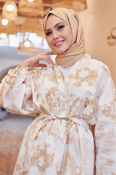 Elena Kimono - Bej