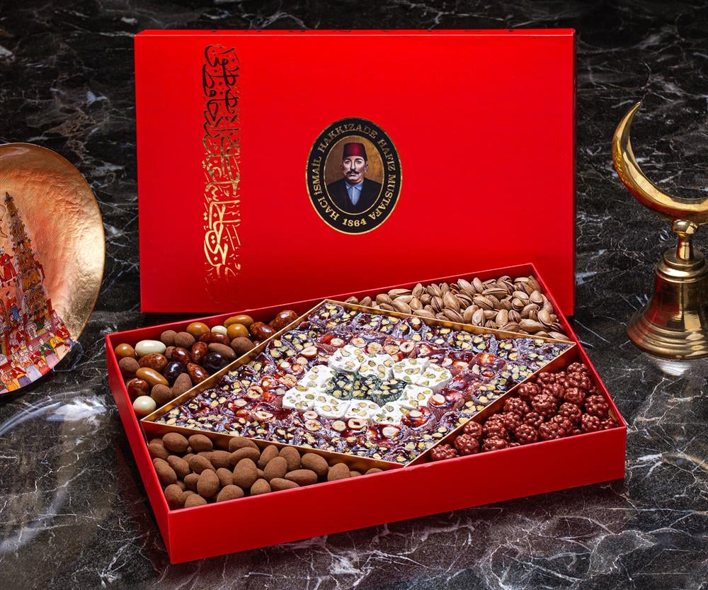 HM 1864 Premium Karışık Lokum Draje ve Fıstık