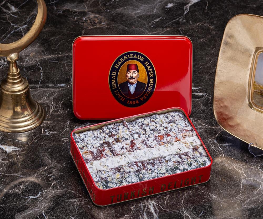 Karışık Çifte Kavrulmuş Fıstıklı Lokum (500 Gr)