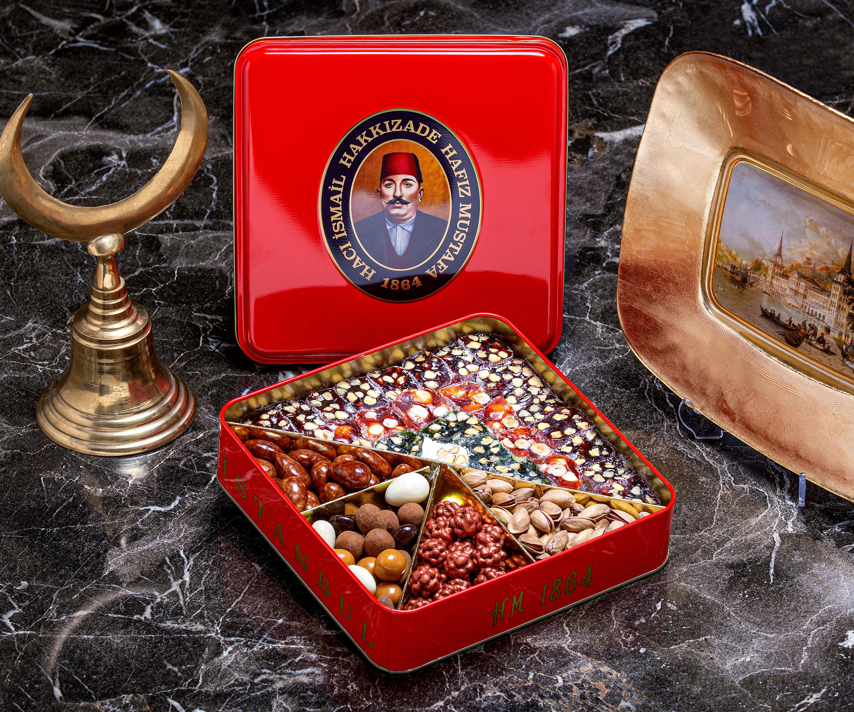 HM 1864 Karışık Lokum Draje ve Fıstık (S Kutu)