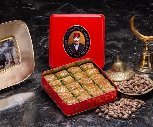 Premium Pistachio Ankara Baklava (S Metal - Tin Box)