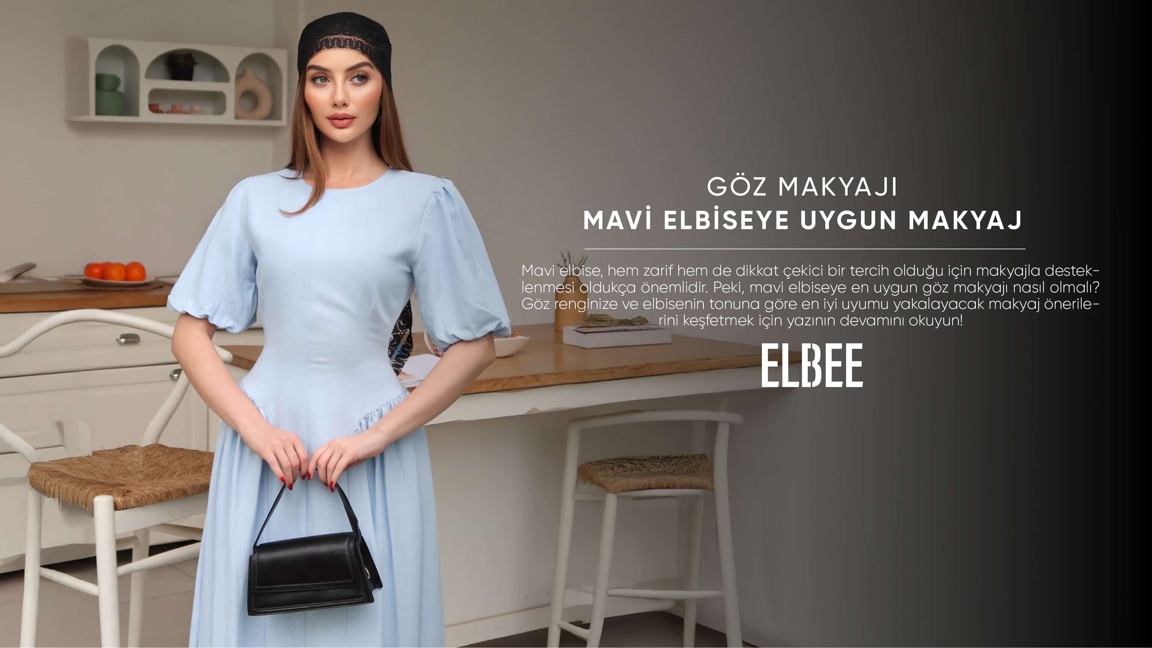 Göz Makyajı Mavi Elbiseye Uygun Makyaj