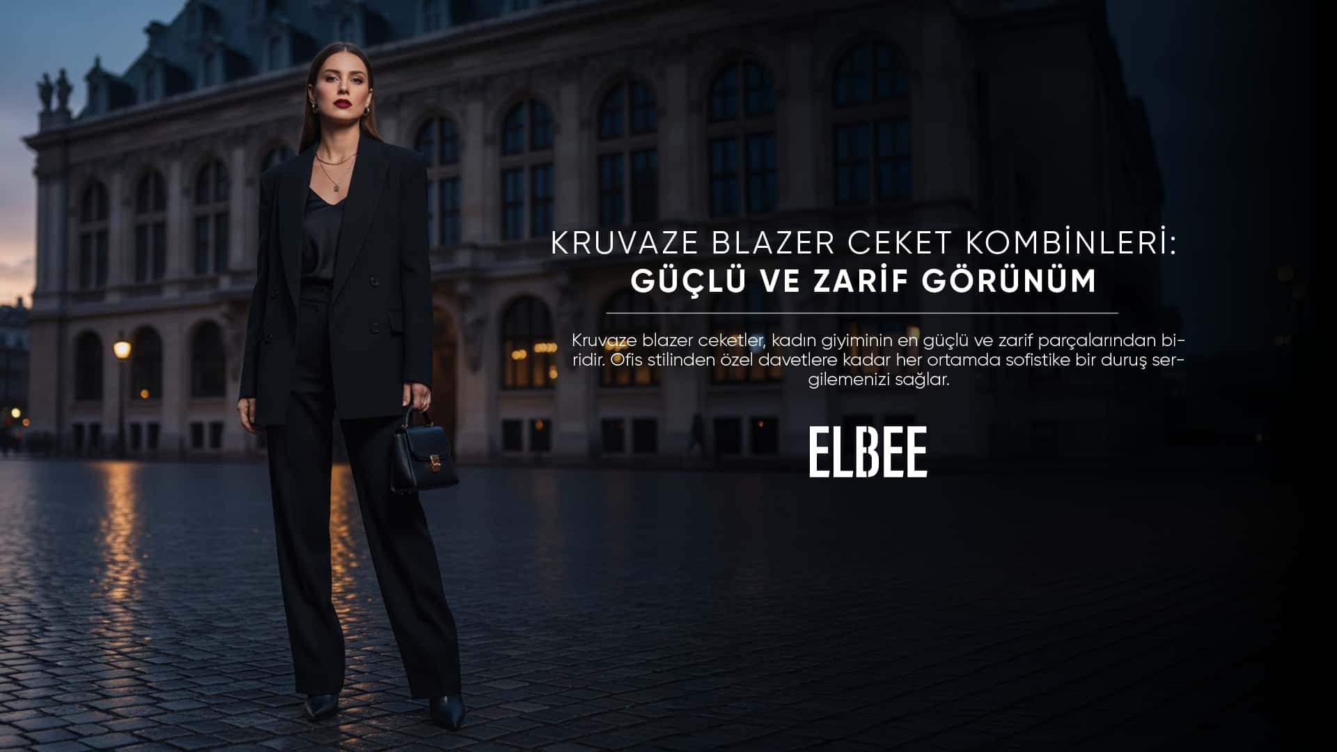 Kruvaze Blazer Ceket Kombinleri