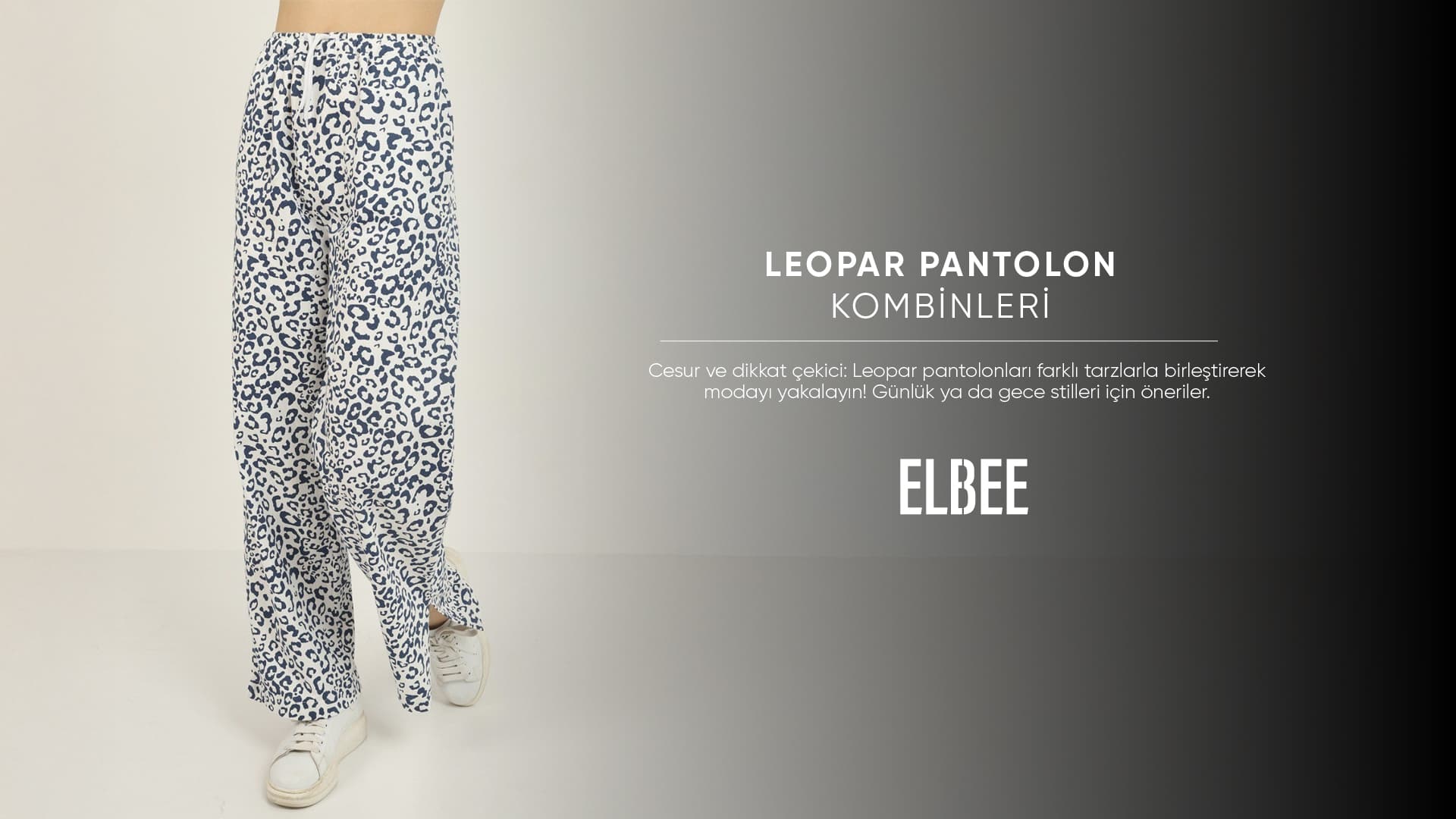 leopar pantolon kombin