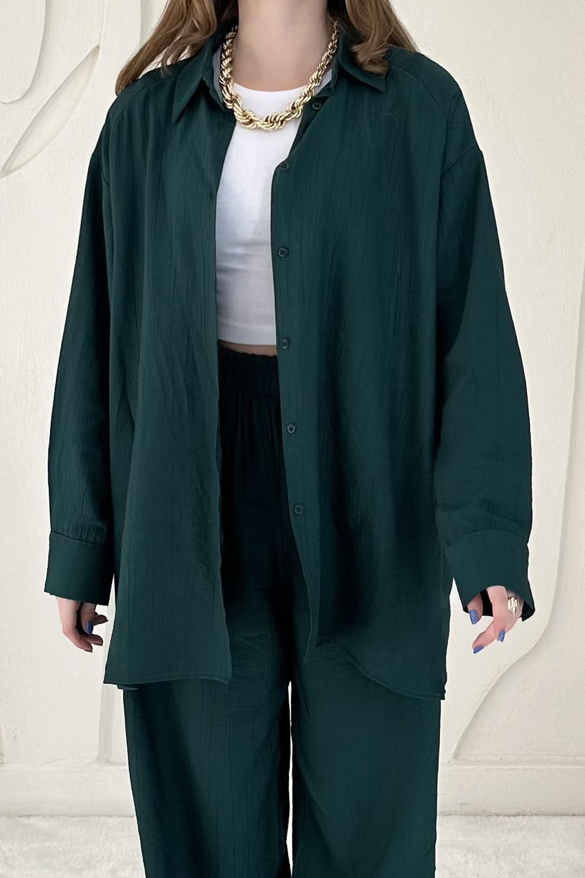 Alice Shirt and Loose Cut Trouser Set