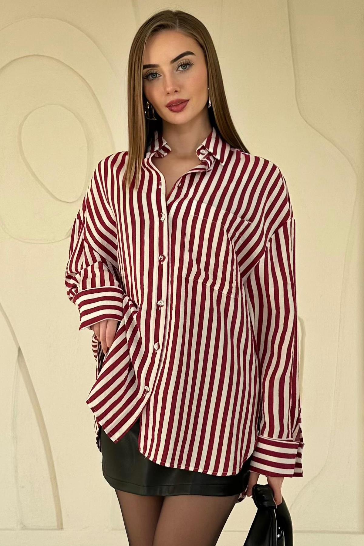 Striped Oversize Shirt