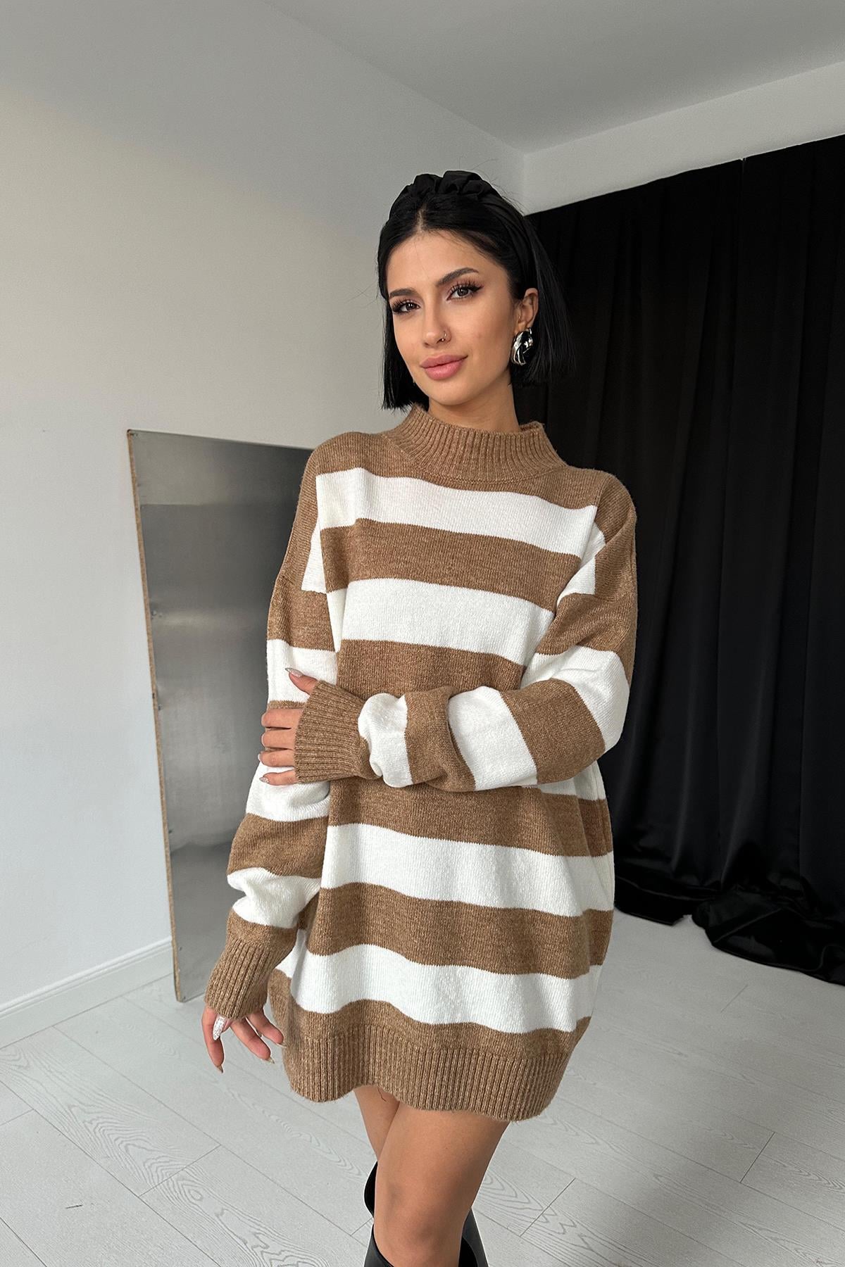 Striped Knit Sweater