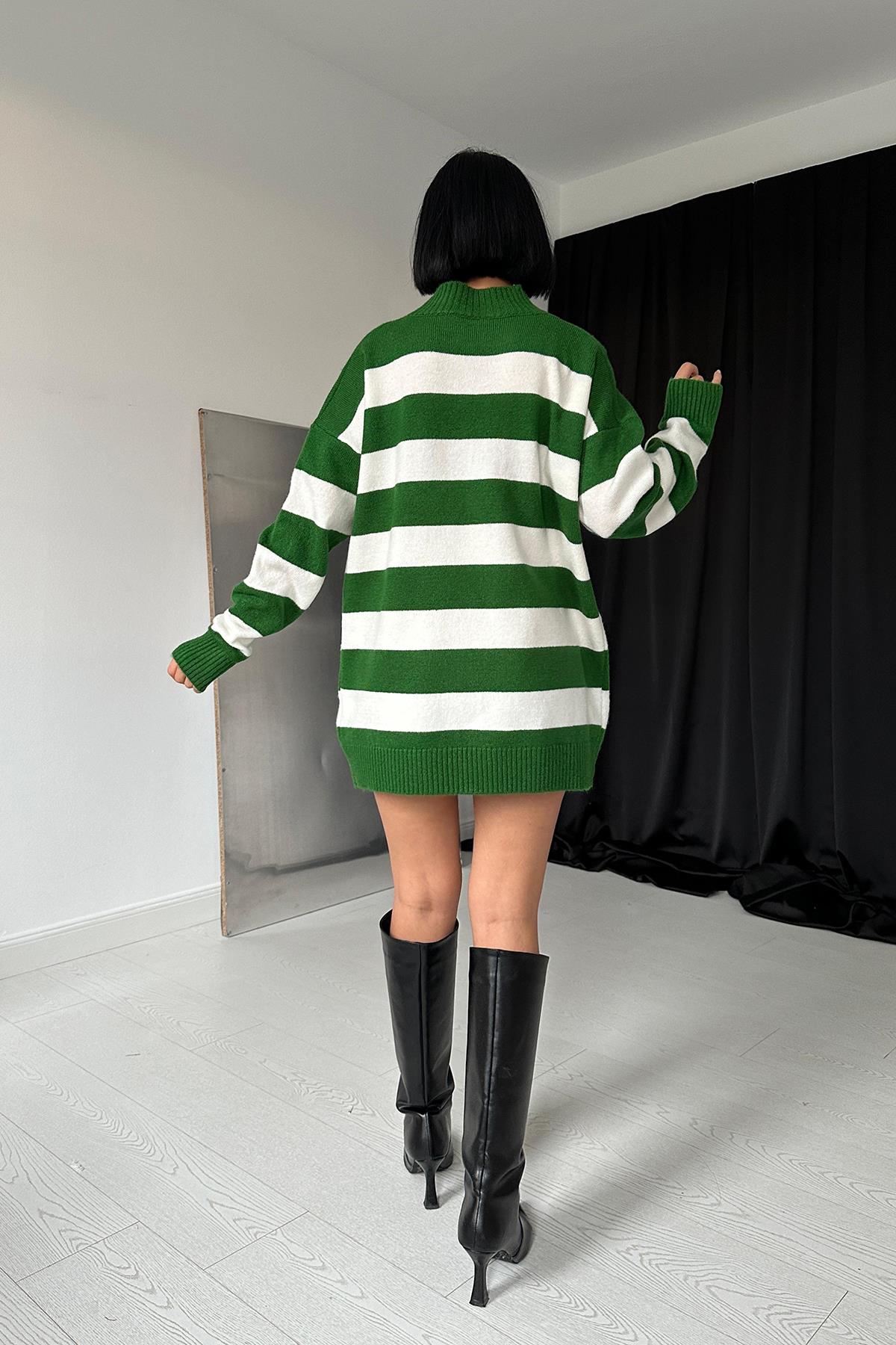 Striped Knit Sweater