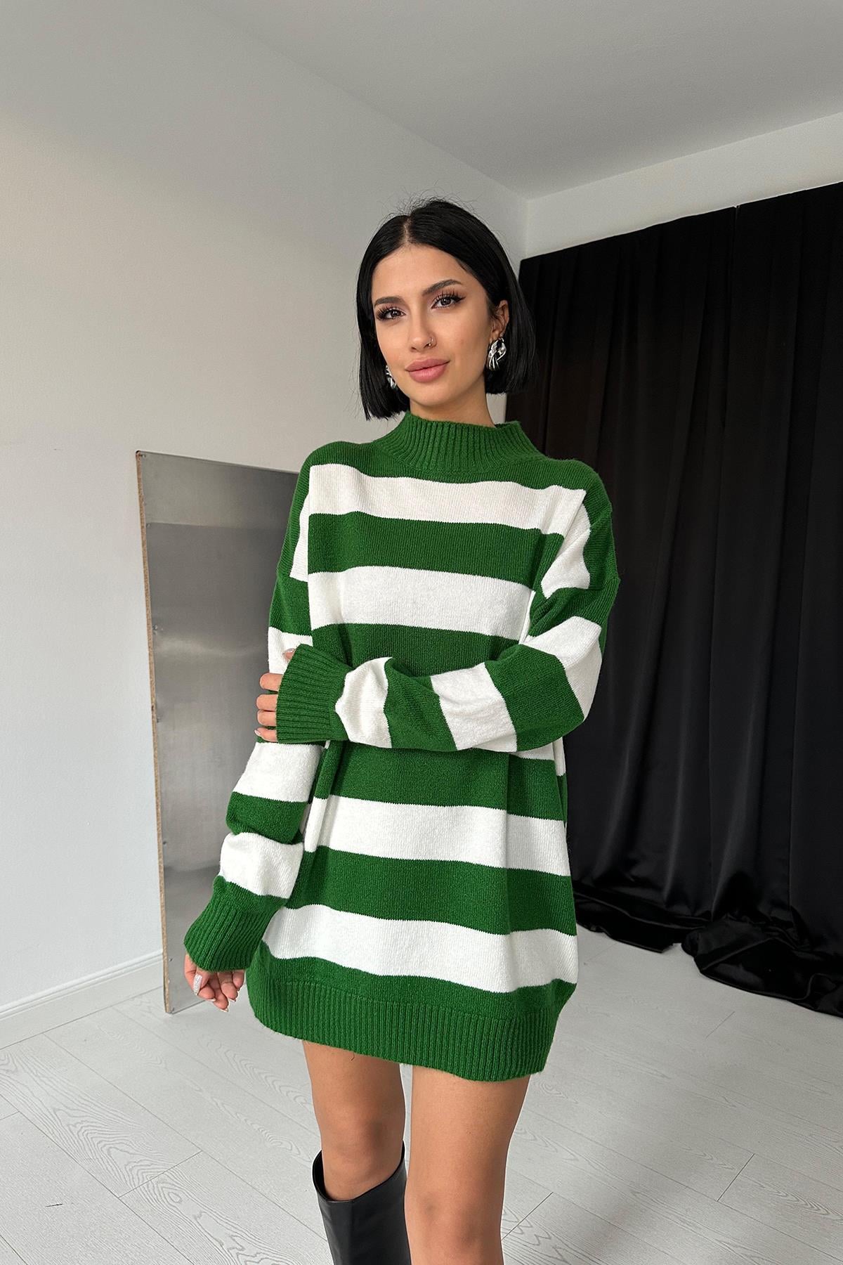 Striped Knit Sweater