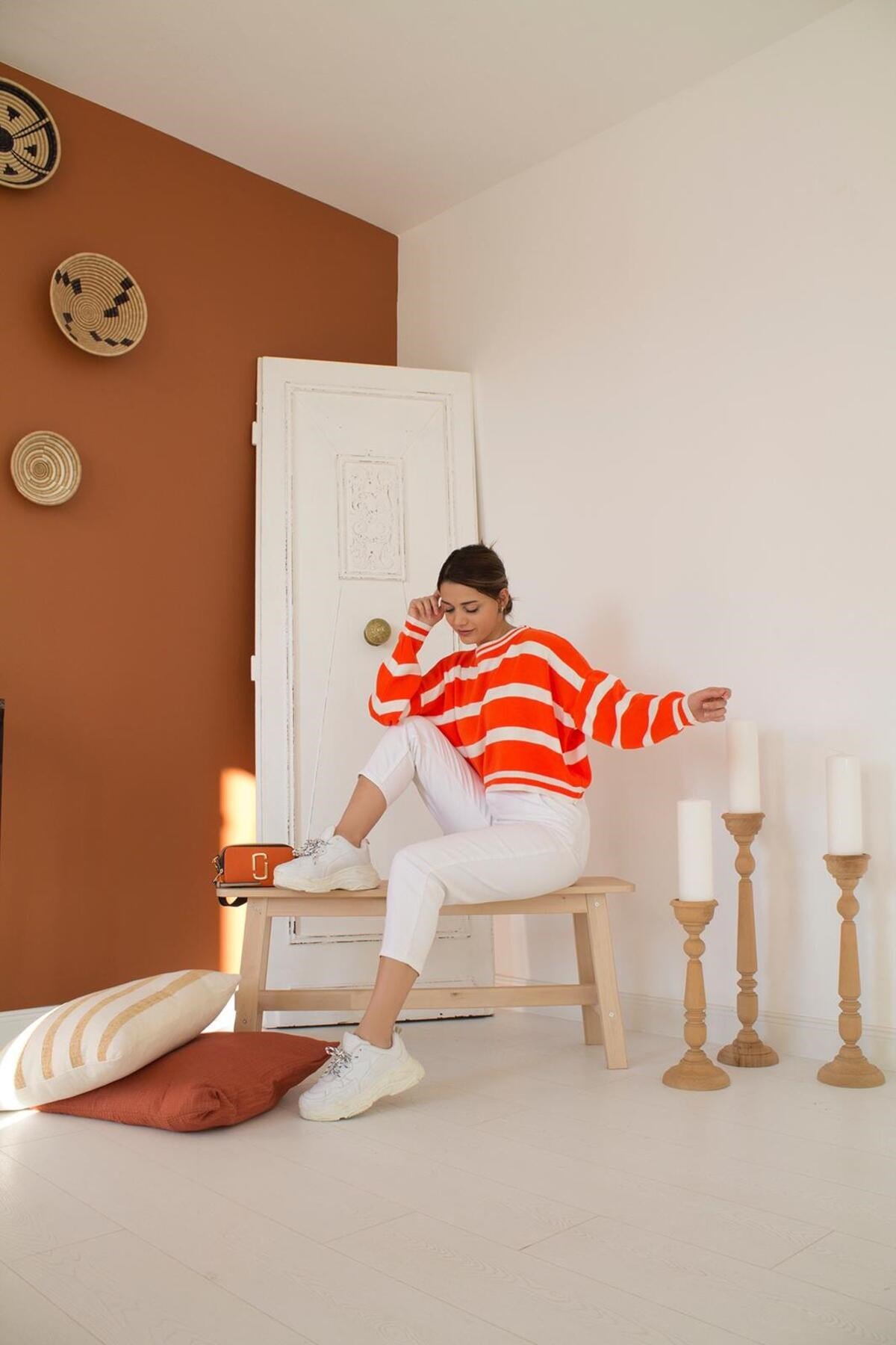 Turuncu Şeritli Kazak