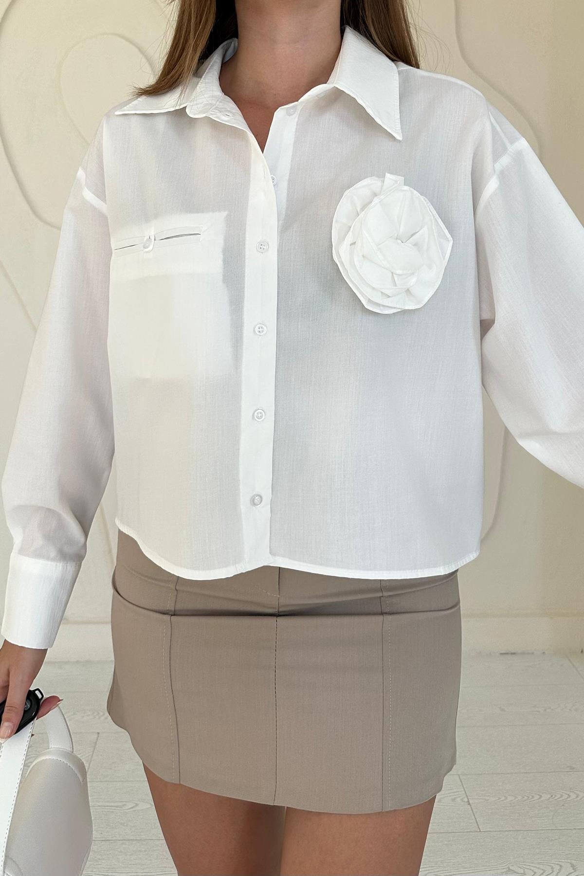 Poplin Shirt with Fleto Pocket