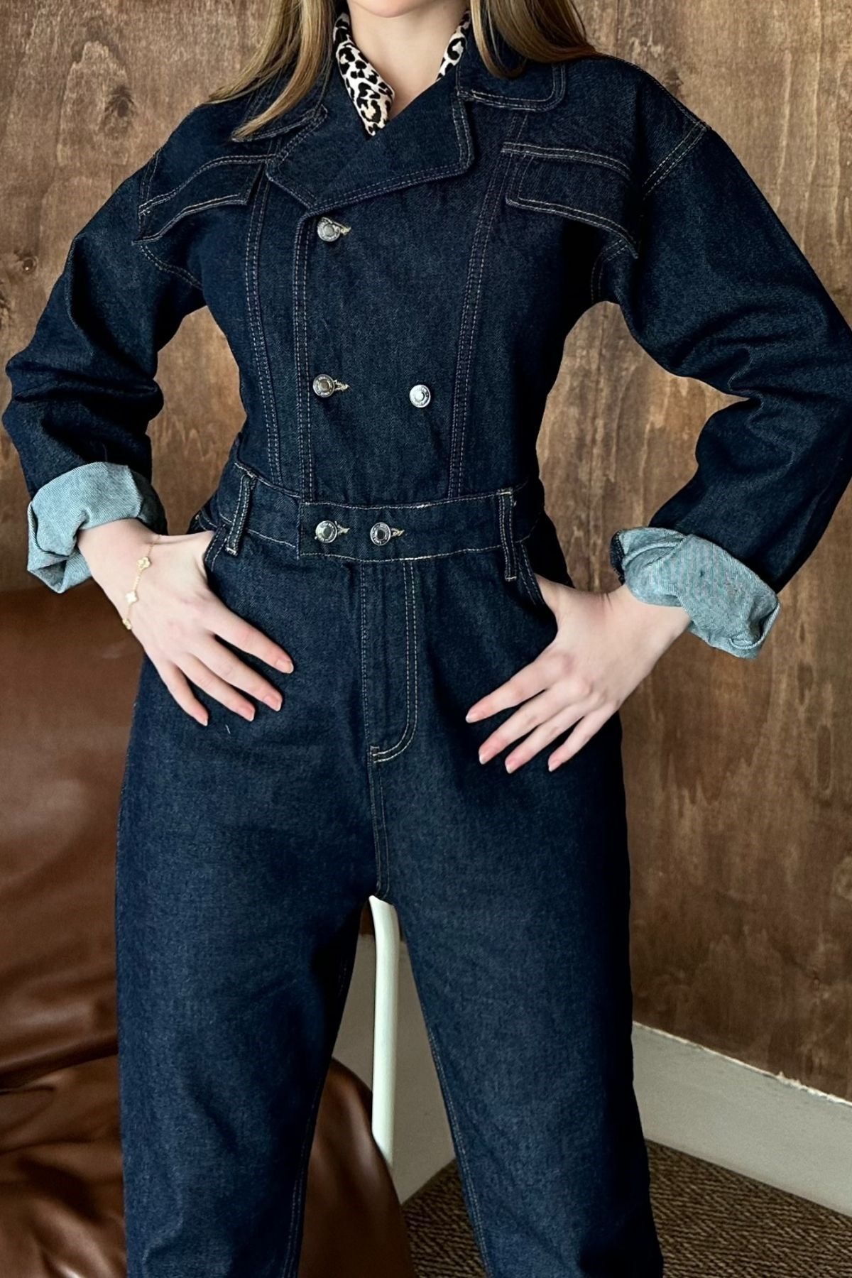 Lacivert Denim Tulum