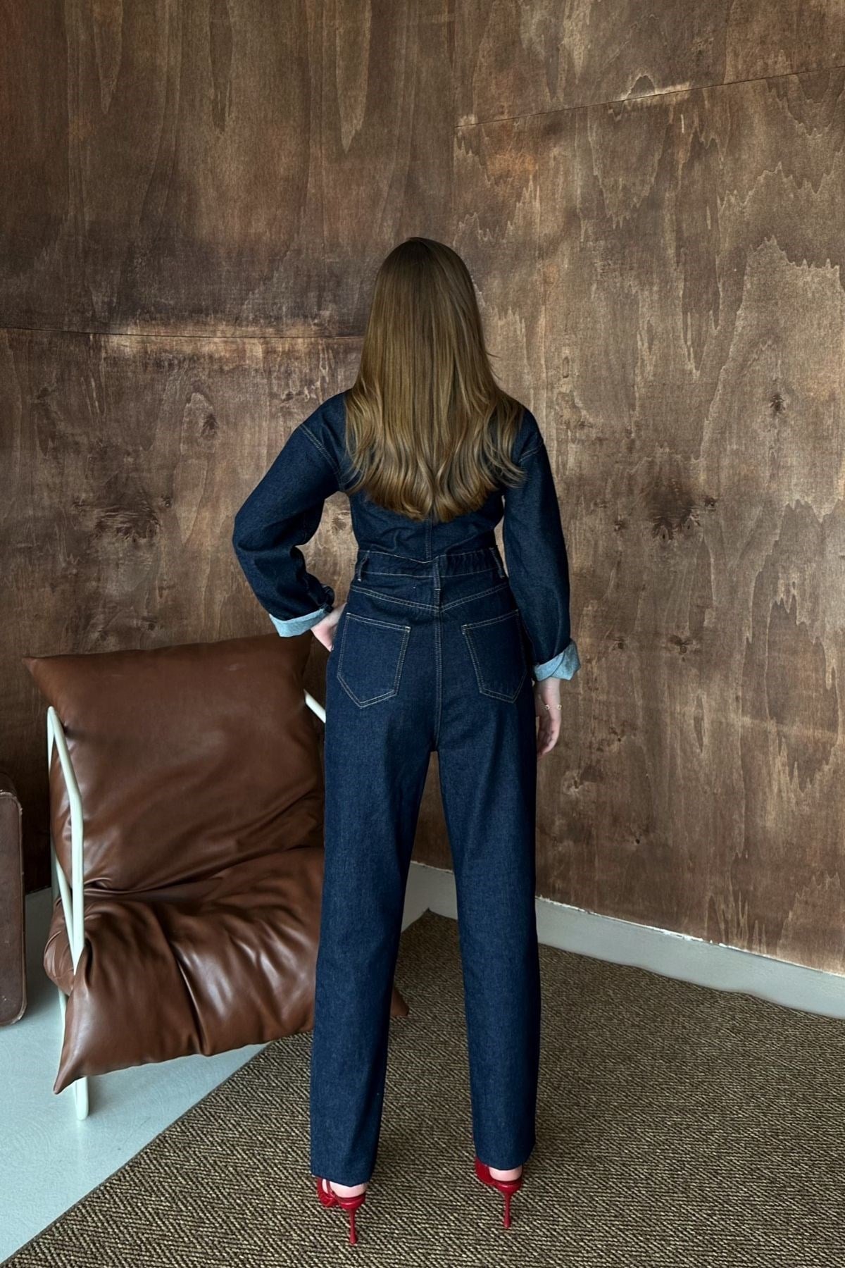 Lacivert Denim Tulum