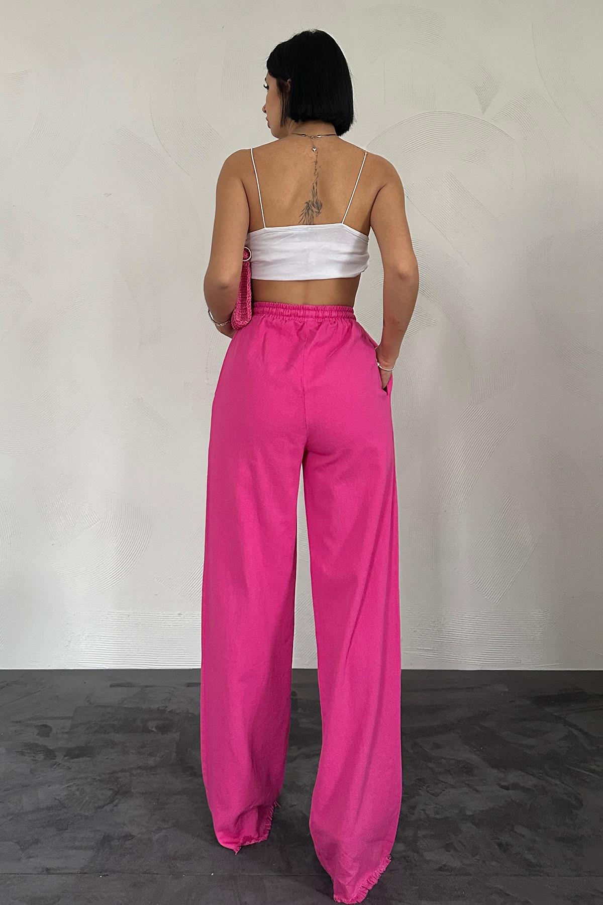 Elasticated Gabardine Trousers