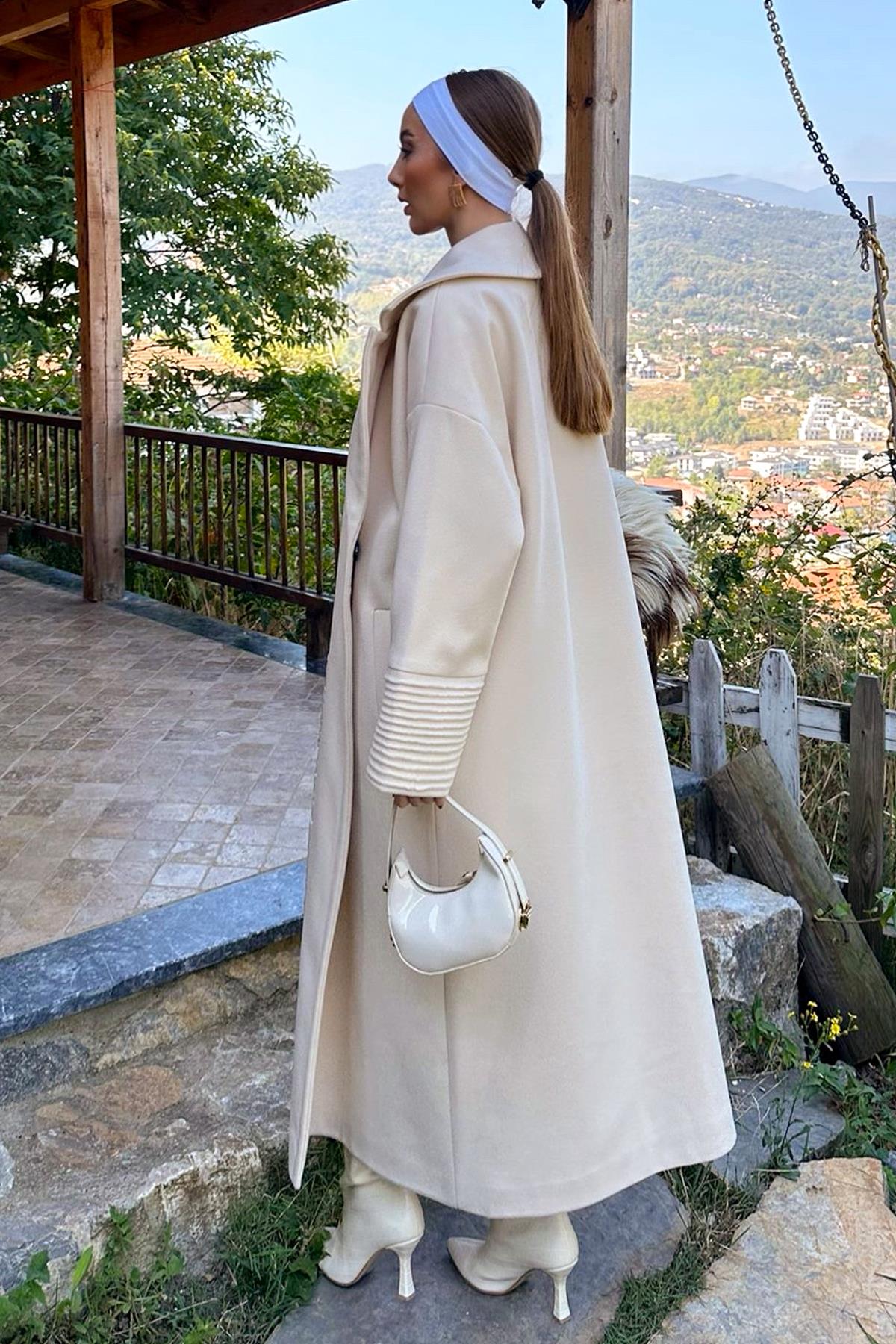 Cuff Detailed Coat