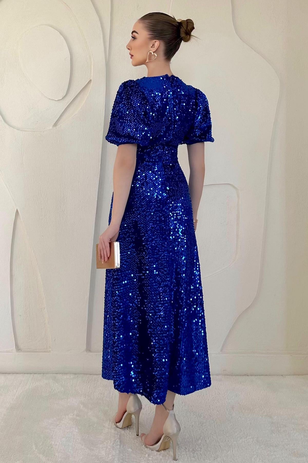 Midi Length Sequin Dress