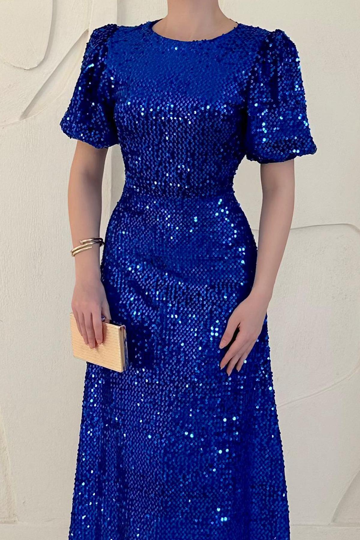 Midi Length Sequin Dress