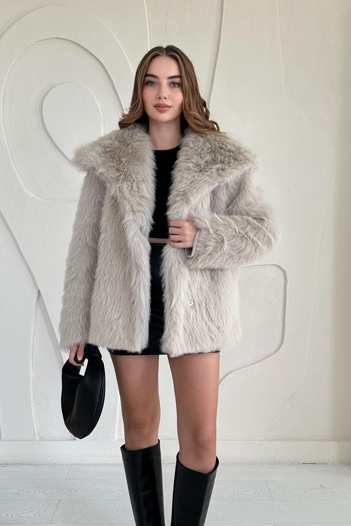 Padded Fur Coat