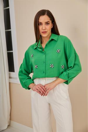 Stone Embroidered Shirt