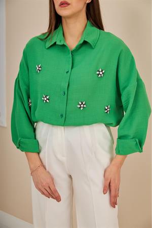 Stone Embroidered Shirt