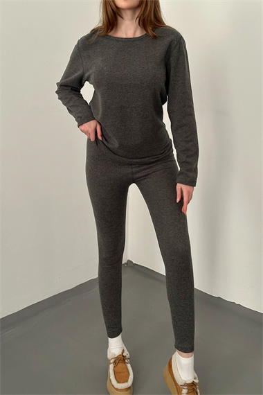 Antrasit Çift Taraflı Termal Takım