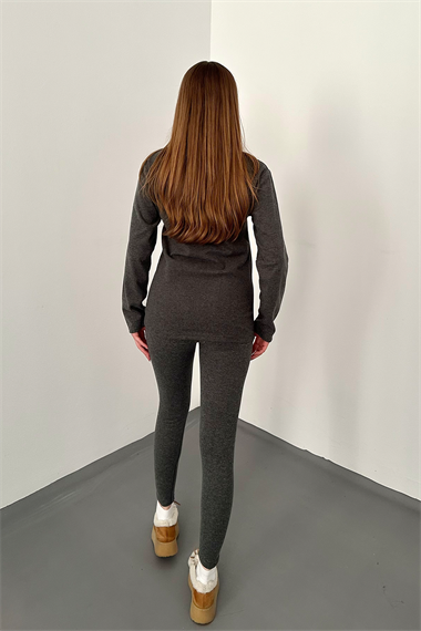 Antrasit Çift Taraflı Termal Takım