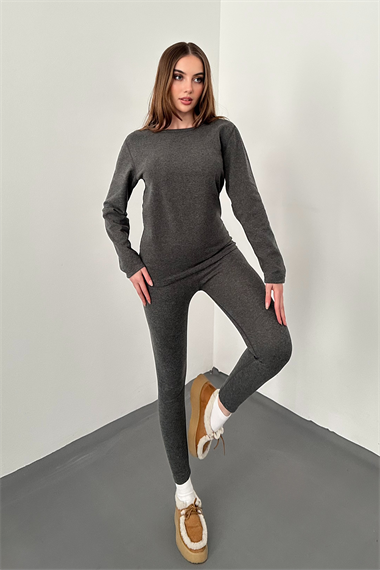 Antrasit Çift Taraflı Termal Takım