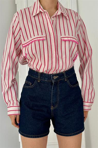 Striped Stoned Shirt