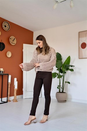 Vizon Ajurlu Triko Kazak