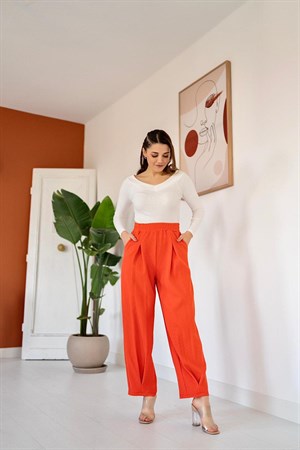 Beli Lastikli Pantolon