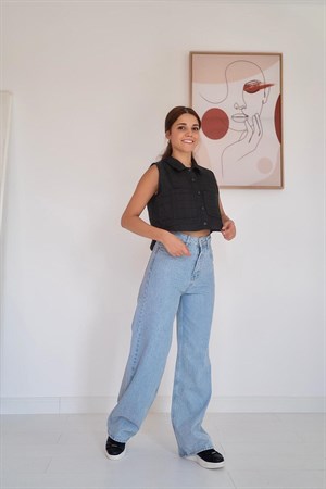 Bol Paça Mom Jeans Pantolon