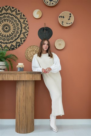 Gömlek Triko Elbise