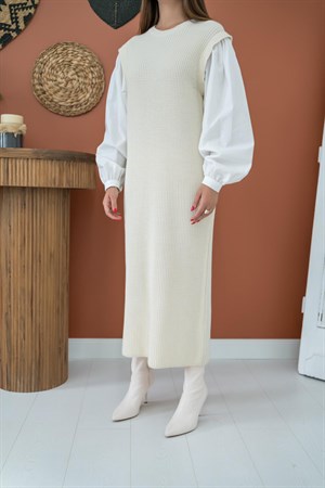 Gömlek Triko Elbise