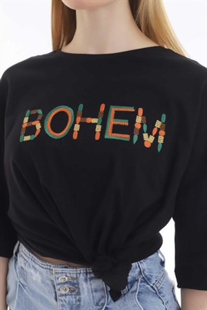 Embroidered Casual T-Shirt