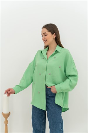 Stone Embroidered Shirt