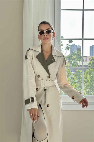 Garnished Trench Coat